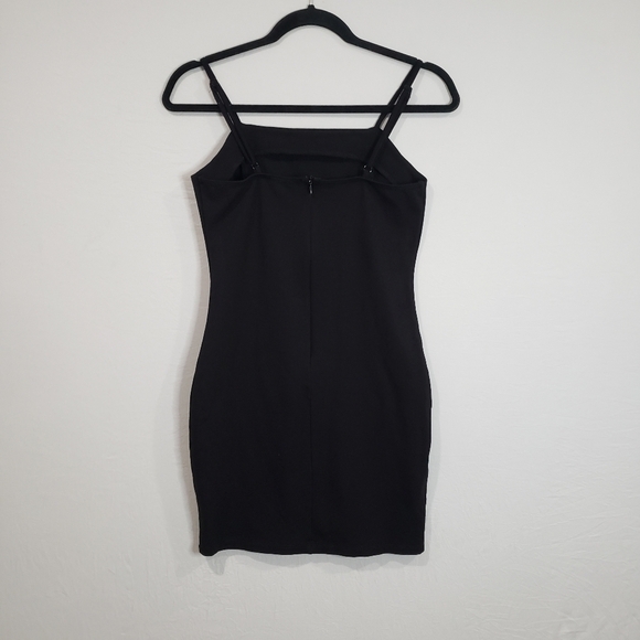 Akira Spaguetti Straps Black Mini Dress Size Medium - Picture 6 of 10